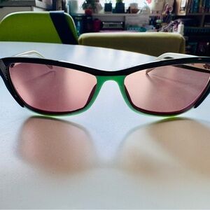 00s Paul Frank Sea Foam Green Gradient Valerie Teardrop UNISEX Sunglasses